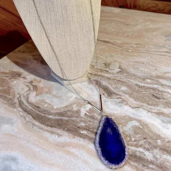 Park Lane Jewelry - Genuine Amethyst Slice Necklace Meadow by Park Lane Jewelry